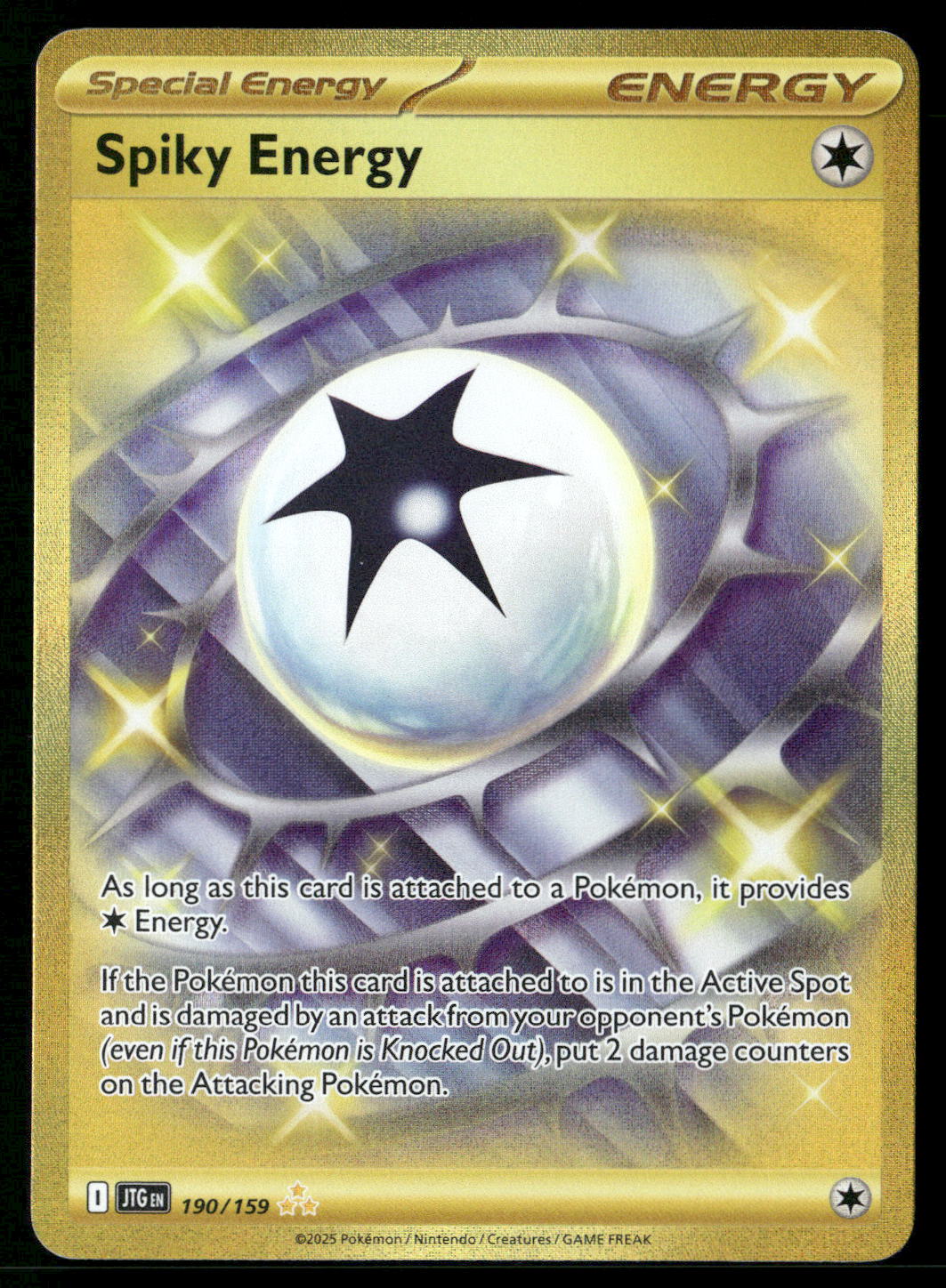 Spiky Energy 190/159 SV09: Journey Together Hyper Rare NM Pokemon