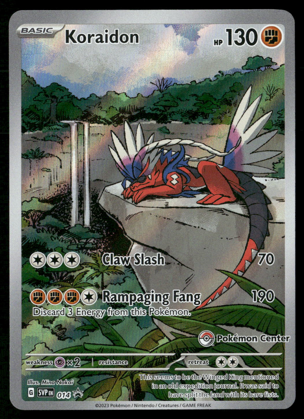 Koraidon 014 SV: Scarlet & Violet Promo Cards Promo NM Pokemon