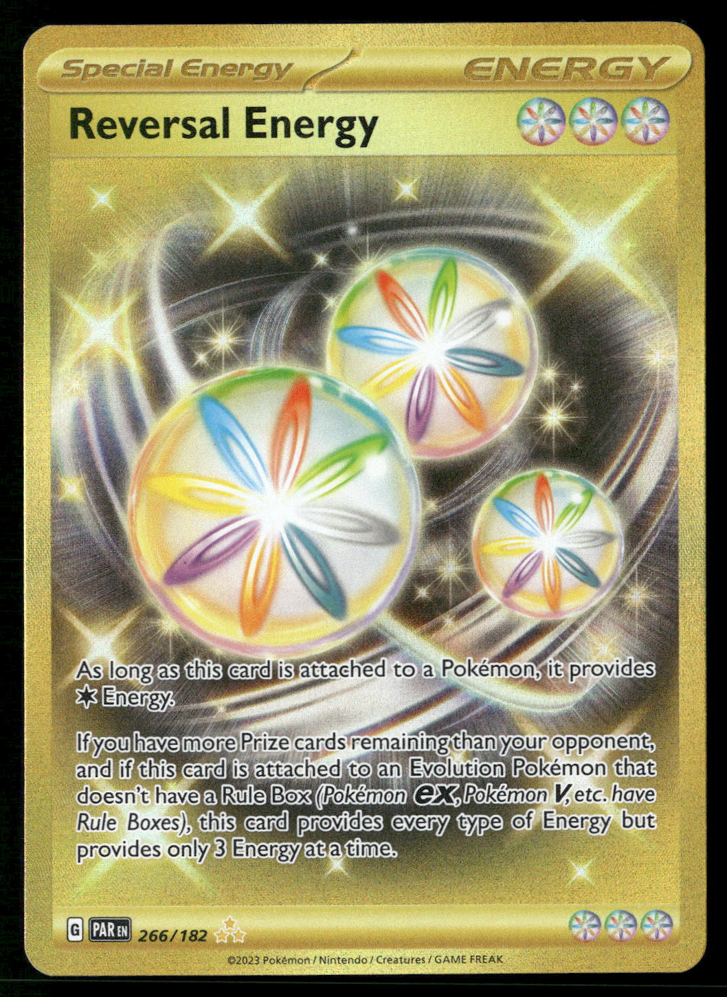 Reversal Energy 266/182 SV04: Paradox Rift Hyper Rare NM Pokemon
