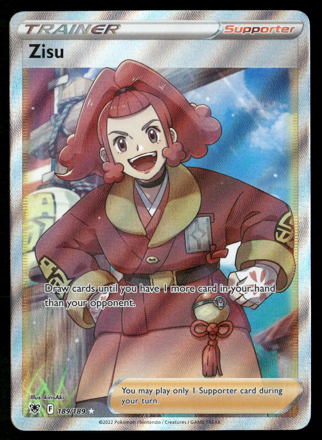 Zisu (Full Art) 189/189 SWSH10: Astral Radiance Ultra Rare NM Pokemon