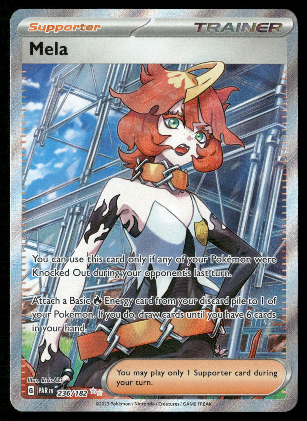 Mela 236/182 SV04: Paradox Rift Ultra Rare NM Pokemon