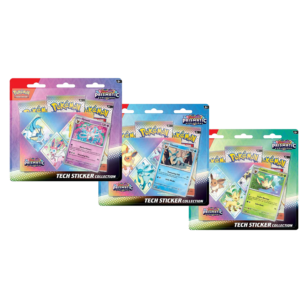 Prismatic Evolutions Tech Sticker Collection