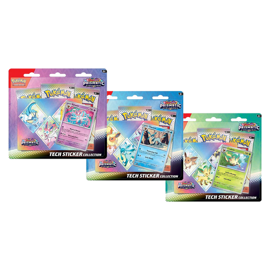 Prismatic Evolutions Tech Sticker Collection