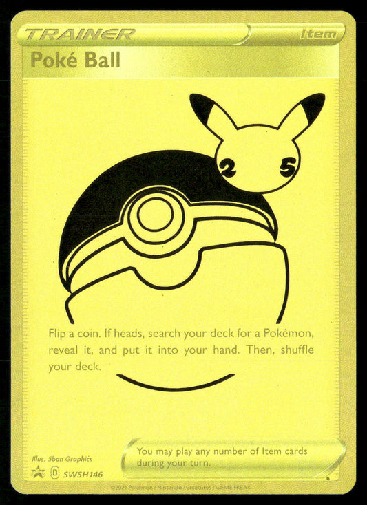 Poke Ball SWSH146 SWSH: Sword & Shield Promo Cards Promo NM Pokemon