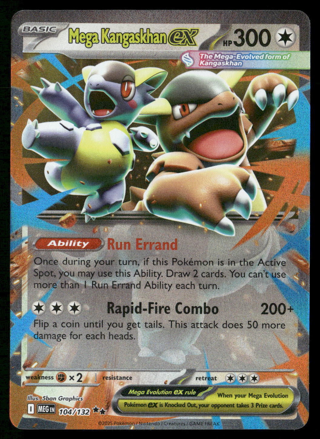 Mega Kangaskhan ex 025 ME: Mega Evolution Promo Promo NM