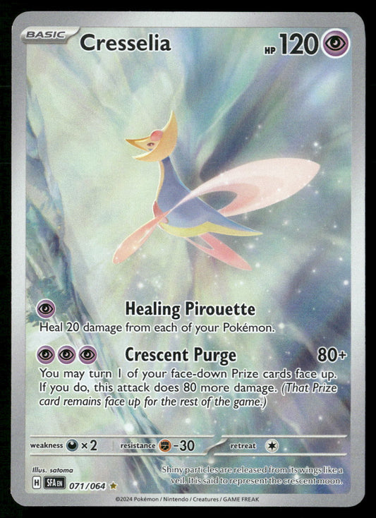 Cresselia 071/064 SV: Shrouded Fable Illustration Rare NM Pokemon