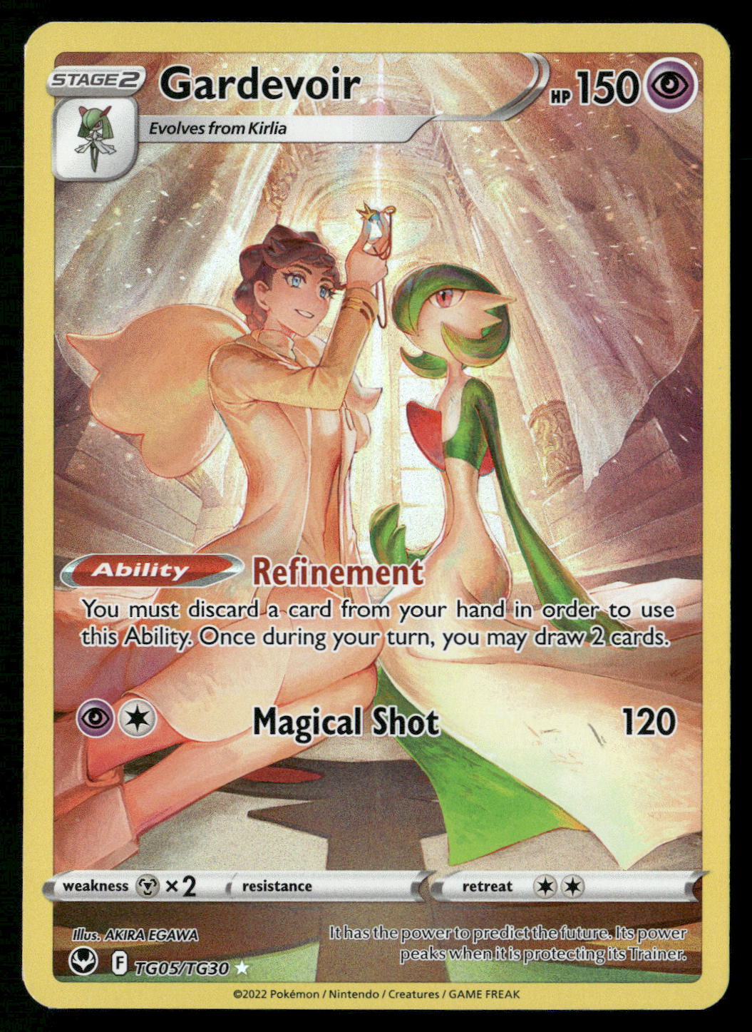 Gardevoir TG05/TG30 SWSH12: Silver Tempest Trainer Gallery Ultra Rare NM Pokemon