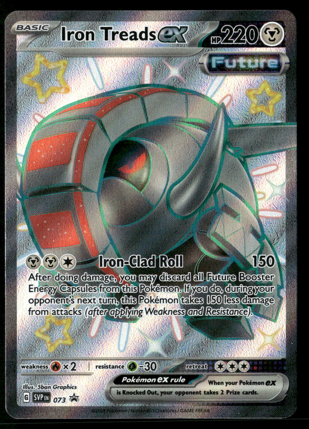 Iron Treads ex 073 SV: Scarlet & Violet Promo Cards Promo NM Pokemon