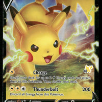 Pikachu V 043/185 SWSH04: Vivid Voltage Ultra Rare NM Pokemon