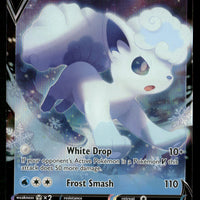 Alolan Vulpix V 033/195 SWSH12: Silver Tempest Ultra Rare NM Pokemon