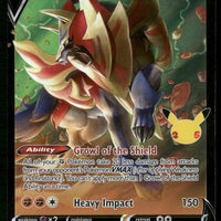Zamazenta V 018/025 Celebrations Ultra Rare NM Pokemon