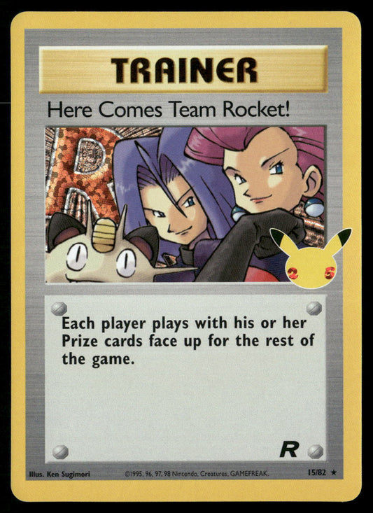 Here Comes Team Rocket! 15/82 Celebrations: Classic Collection Classic Collection NM Pokemon