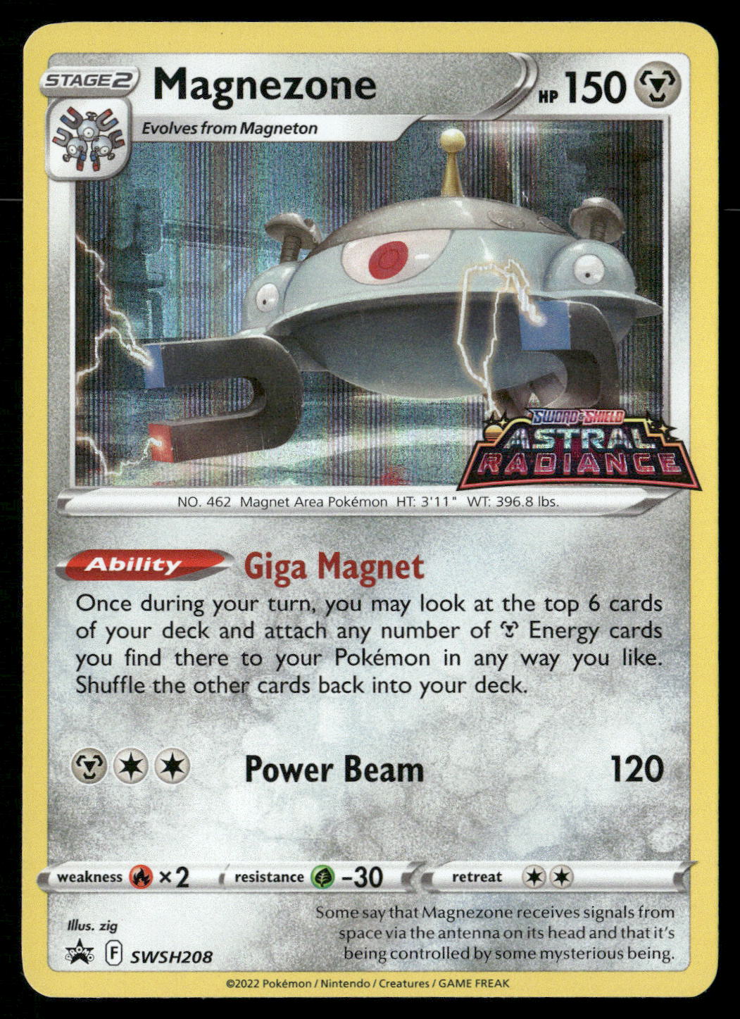 Magnezone SWSH208 SWSH: Sword & Shield Promo Cards Promo NM Pokemon