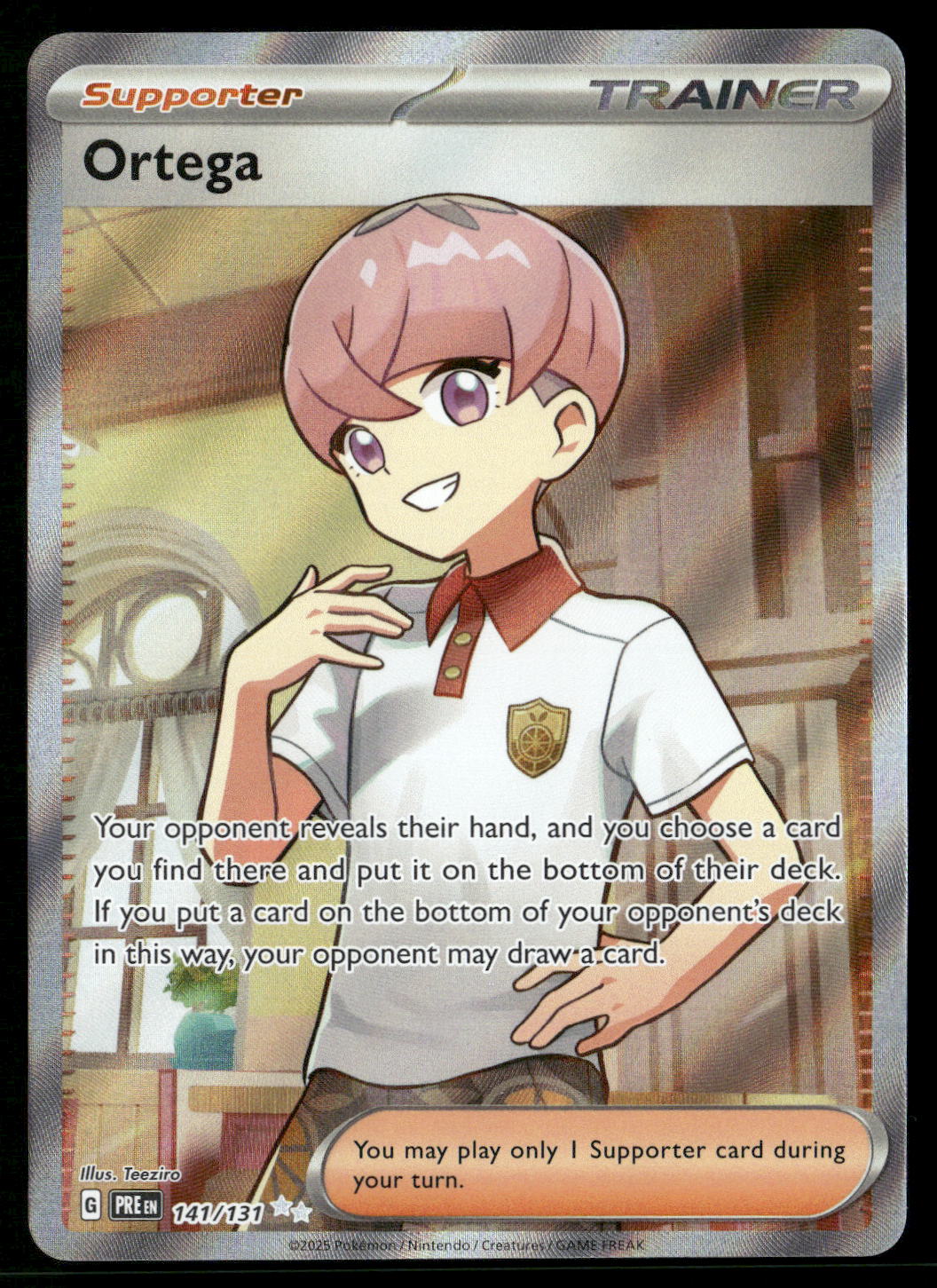 Ortega 141/131 SV: Prismatic Evolutions Ultra Rare NM Pokemon