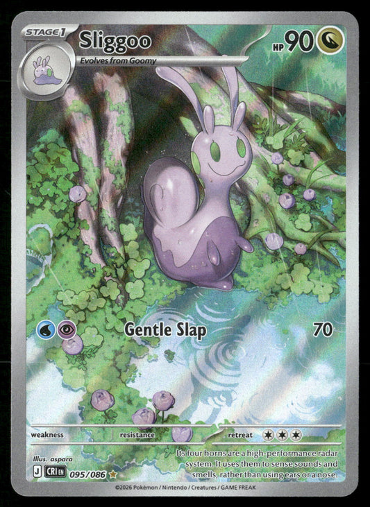 Sliggoo 095/086 ME04: Chaos Rising Illustration Rare NM Pokemon