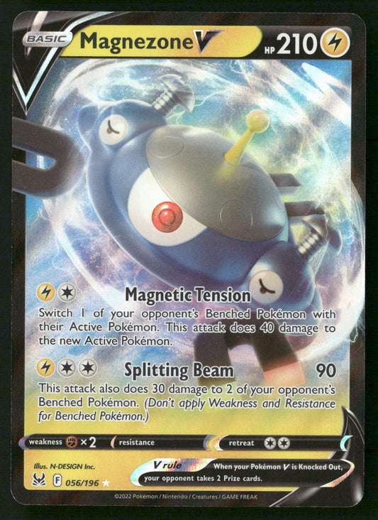Magnezone V 056/196 SWSH11: Lost Origin Ultra Rare NM Pokemon
