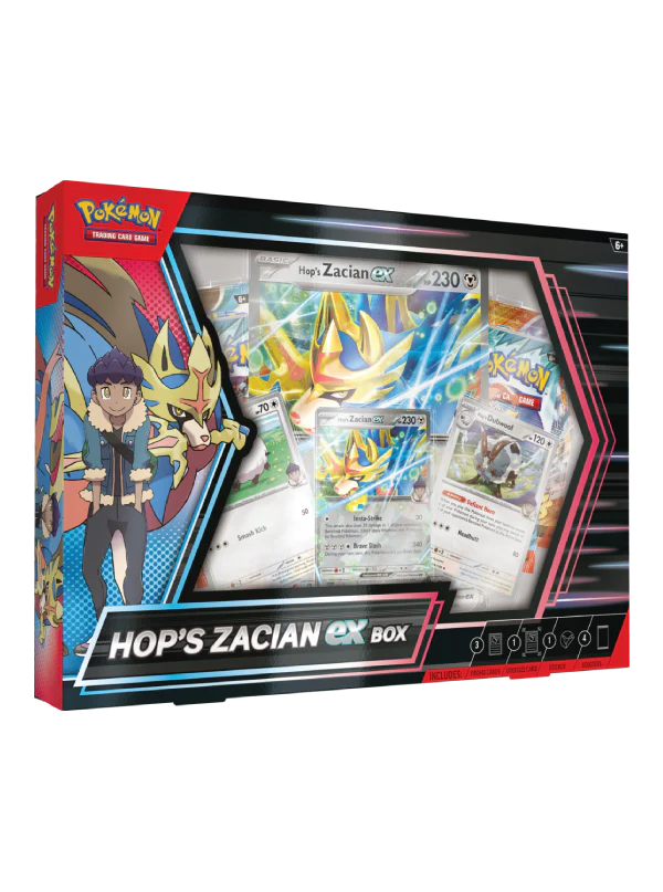 Pokémon Hop’s Zacian EX Box
