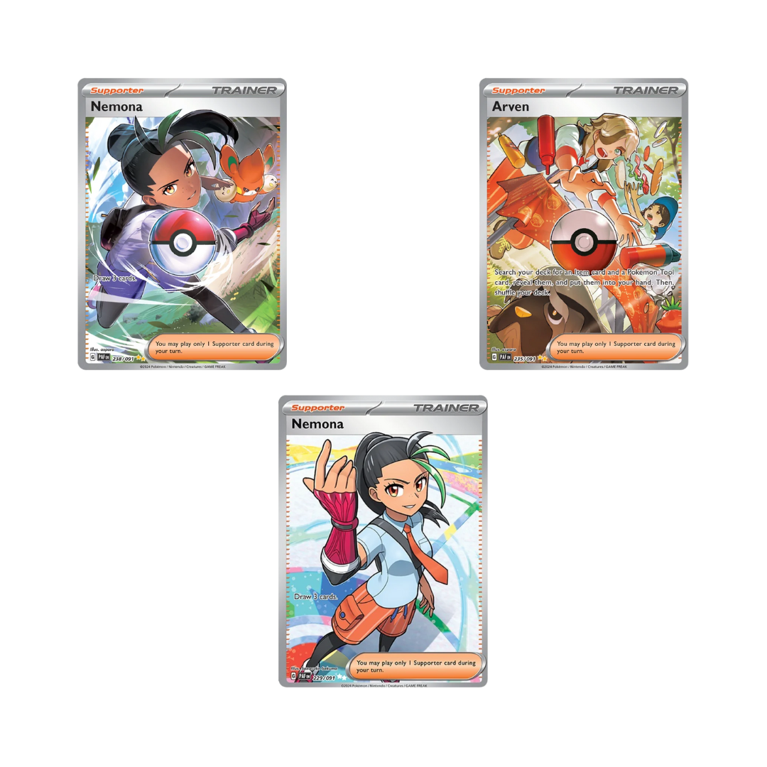 Paldean Fates Full Art Trainer Bundle