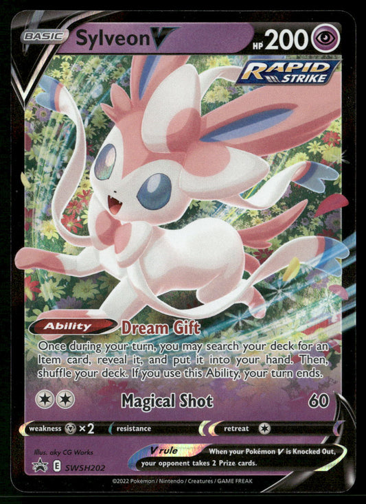 Sylveon V SWSH202 SWSH: Sword & Shield Promo Cards Promo NM Pokemon
