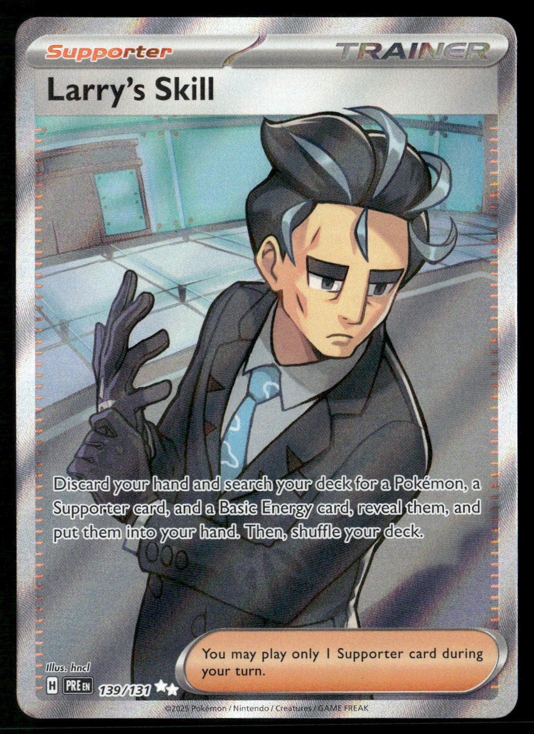 Larry's Skill 139/131 SV: Prismatic Evolutions Ultra Rare NM Pokemon