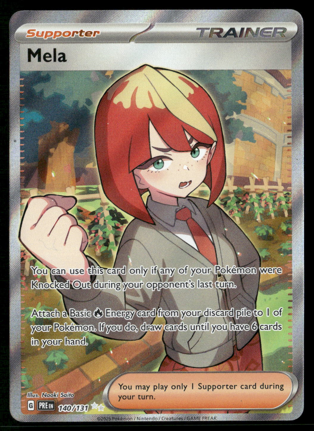 Mela 140/131 SV: Prismatic Evolutions Ultra Rare NM Pokemon