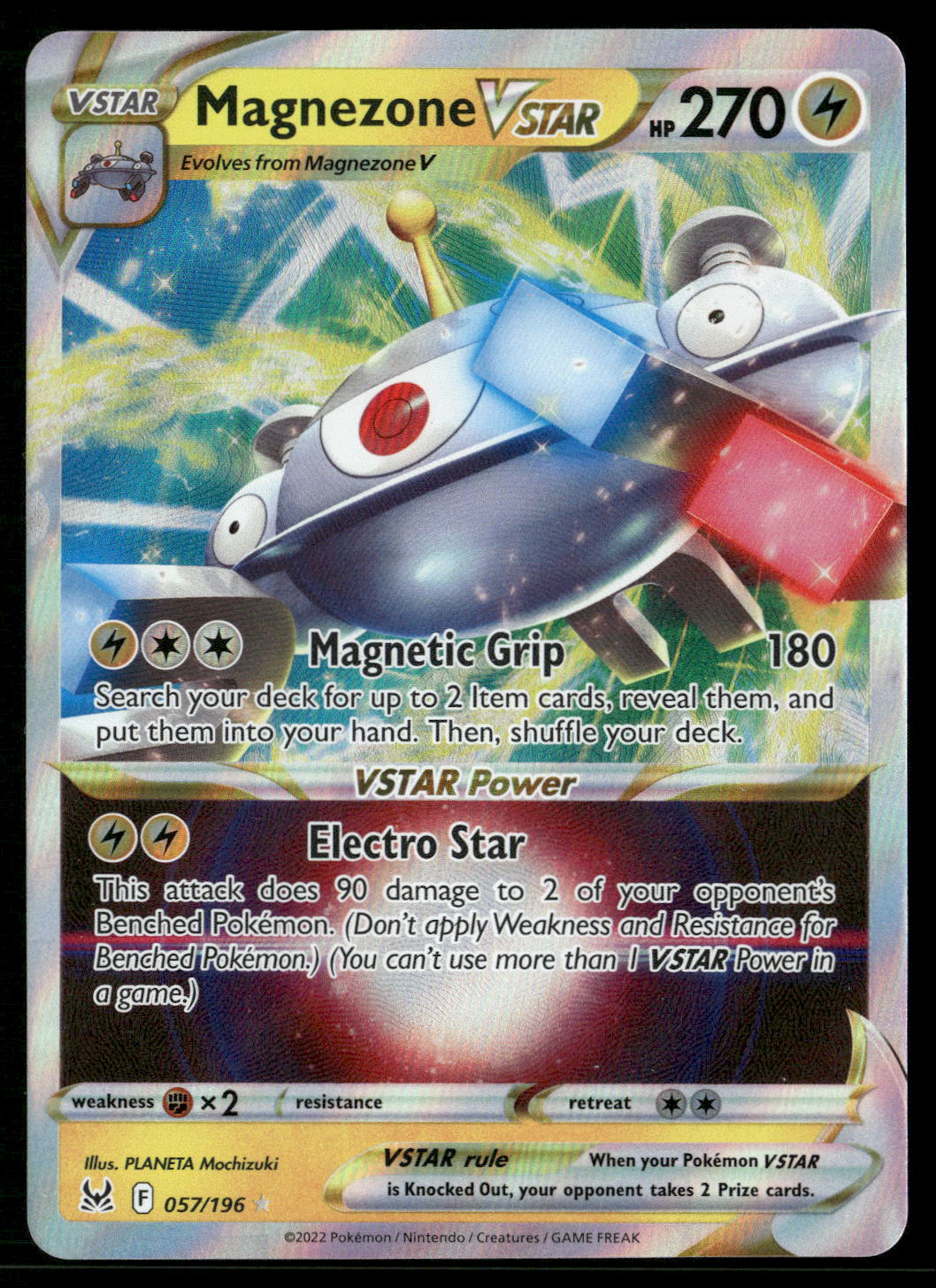 Magnezone VSTAR 057/196 SWSH11: Lost Origin Ultra Rare NM Pokemon