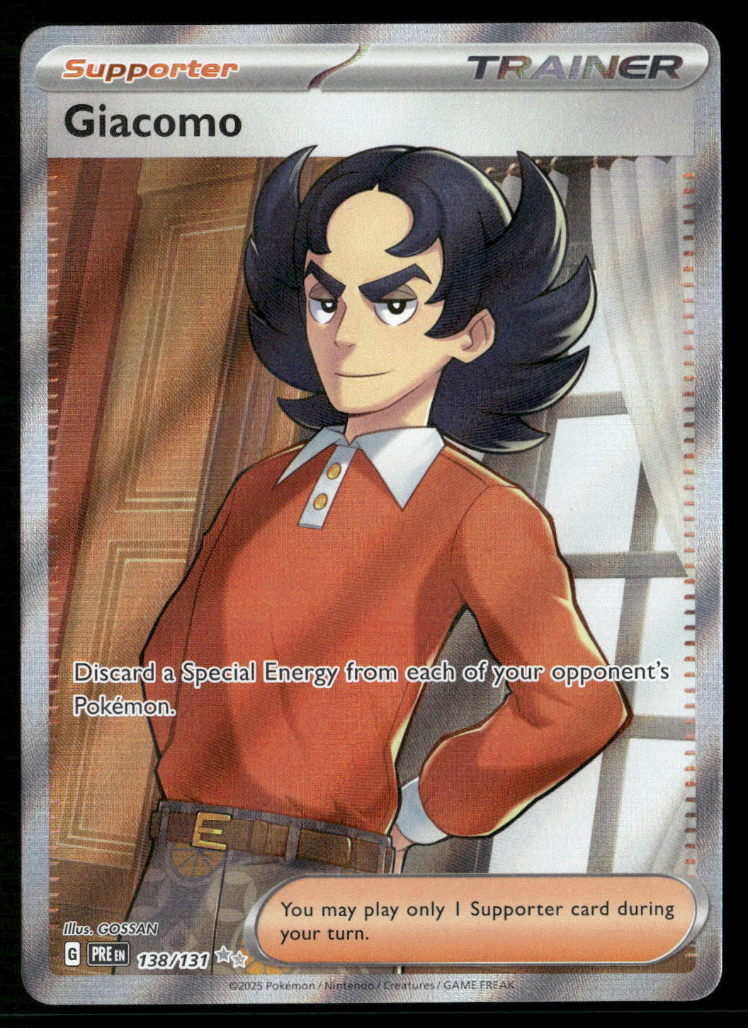 Giacomo 138/131 SV: Prismatic Evolutions Ultra Rare NM Pokemon