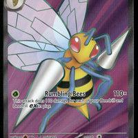Beedrill ex 098/086 ME04: Chaos Rising Ultra Rare NM