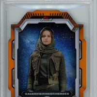2022 Topps Finest Star Wars Jyn Erso /25 PSA 9