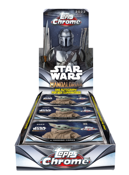 2022 Topps Star Wars The Mandalorian Chrome Beskar Edition Hobby Box