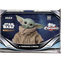 2022 Topps Star Wars The Mandalorian Chrome Beskar Edition Hobby Box Pack (Breaks)