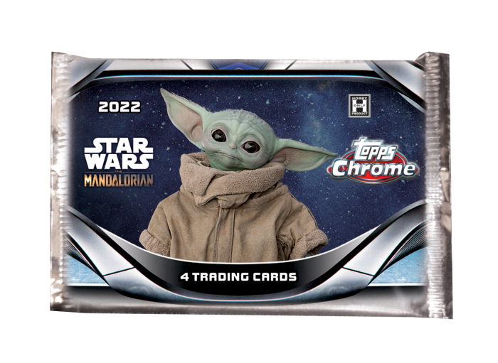 2022 Topps Star Wars The Mandalorian Chrome Beskar Edition Hobby Box Pack (Breaks)