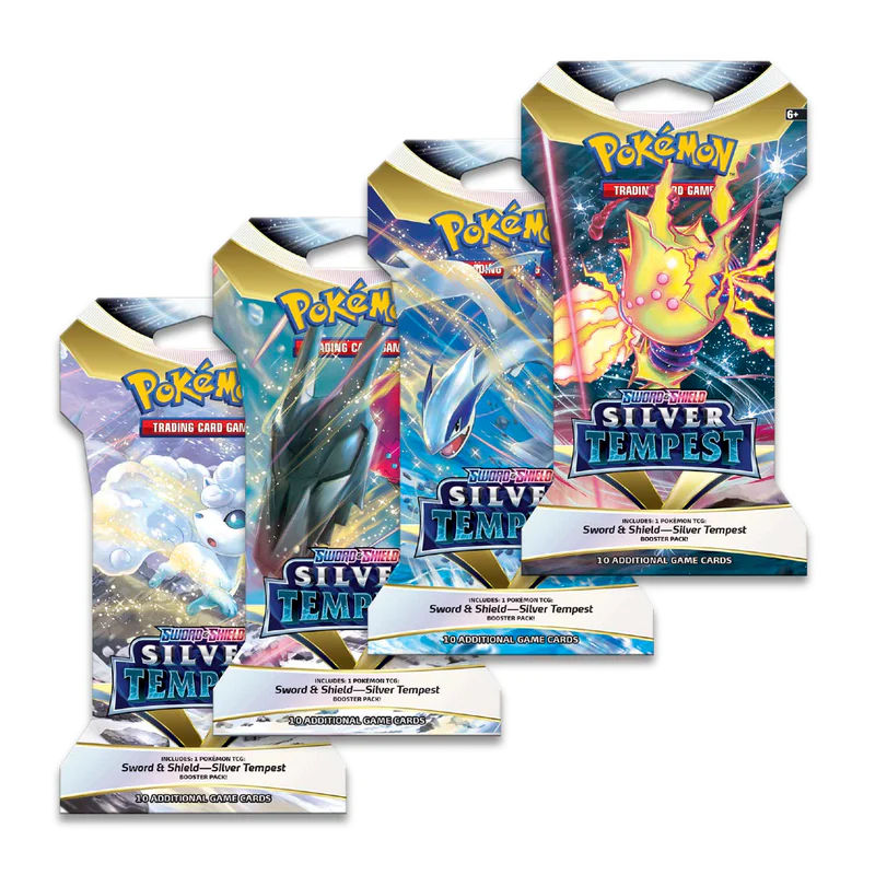 Silver Tempest sleeved Booster Pack