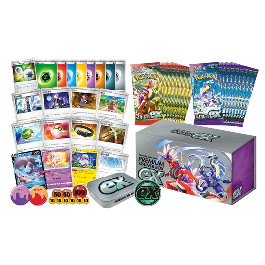 Pokemon Scarlet and Violet Premium Trainer EX Box