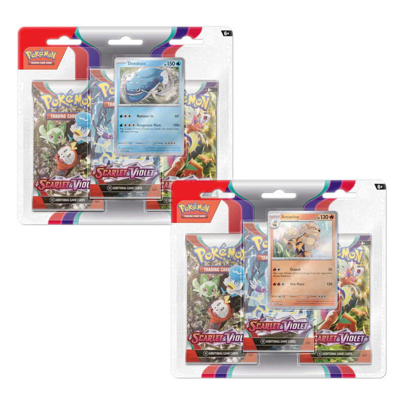 Scarlet & Violet 3-pack Blister