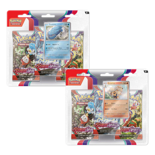 Scarlet & Violet 3-pack Blister